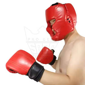 Protector Facial de Cuero Personalizado para Entrenamiento de MMA y Lucha Libre con Logotipo Personalizado - Diseño Ligero y Transpirable - Product Image 3