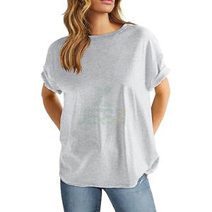 Impression personnalisée Boxy Fit T-shirt décontracté court en détresse Vintage Streetwear finition délavée à l'acide Logo décoration respirant - Product Image 1