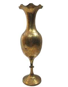 Florero de latón de alta calidad con acabado pulido de grabado duradero para decoración del hogar de mesa y Decoración de mesa - Product Image 4