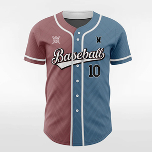 Maillot de baseball en gros pour hommes avec coutures durables - Product Image 1
