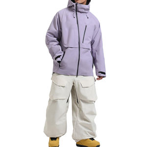 Vestes en duvet moelleuses à col haut pour hommes, grandes tailles, vêtements d'hiver personnalisés, veste de ski imperméable pour hommes, vêtements d'extérieur - Product Image 3