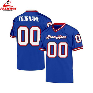 OEM nuevo diseño 100% poliéster americano personalizado Jersey fútbol transpirable impresión alta calidad fútbol americano Jersey - Product Image 3
