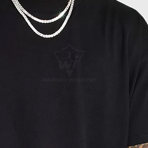 Camiseta Casual Oversize para Hombre, Material de Algodón Ligero, Transpirable, Corte Relajado, Atuendo Elegante para la Moda Urbana Diaria - Product Image 5