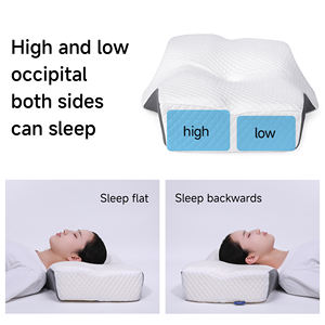 Ortho pä disches Kissen Gebogene Wirbel Nackens ch merzen Linderung <span class=keywords><strong>B</strong></span>-Form Gebärmutter hals kontur Anti Schnarch Schlaf bett Memory Foam Kissen - Product Image 4