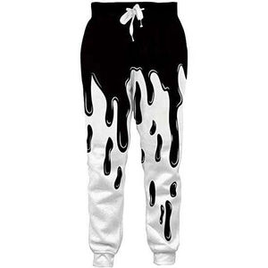 Pantalones deportivos para hombre de buena calidad cómodos Pantalones deportivos de algodón/poliéster cintura elástica diseño ligero de cintura media para correr - Product Image 1