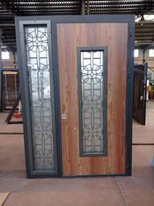 ABSDOOR LOCKON Luxe Sécurité Premium Acier Inoxydable Pivot Isolation Thermique Porte d'Entrée pour Intérieur Appartement Villa Hôtel - Product Image 5