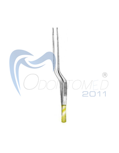 Odontomed 2011 Pince à tissus médicale et chirurgicale à 1x2 dents en acier inoxydable antirouille certifiée CE Classe I Modèle ODM-25-38F - Product Image 4