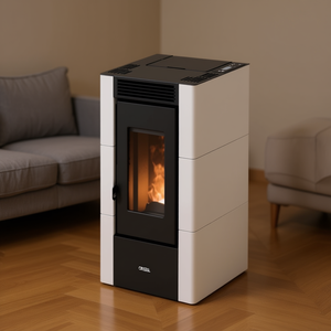 Estufa de Pellets CRISTAL 6 T1 Blanca, 5.5kW, 5 Estrellas, Clase A+, Modelo 7025097 - Product Image 3