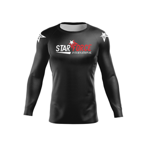 Mma formation compétition rash guard fabricant manches longues personnalisé sublimé rash guard bjj rash guard - Product Image 2