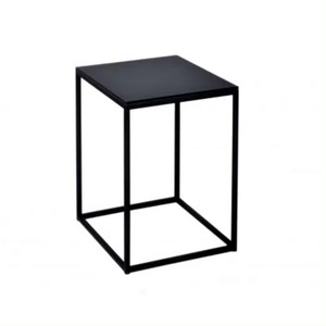 Modern Luxury End <b>Table</b> for Living Room Black White <b>Square</b> Marble Top Golden Metal Stainless Steel Coffee <b>Tables</b> Home Furniture - Product Image 3