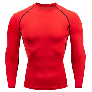Lightweight Performance <b>Compression</b> <b>Shirt</b> for Men Athletes-Moisture Control Quick Dry Anti-Bacterial Eco-Friendly Custom Logo - Product Image 2