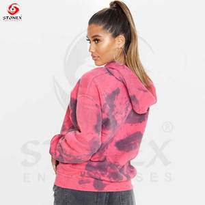 Sudadera con capucha con bolsillos desgastados y lavado con ácido de doble capa Vintage de alta calidad personalizada, ropa de calle polar para invierno - Product Image 5