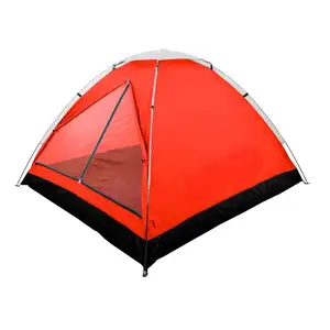 Tenda da campeggio all'ingrosso per 2 persone con mosca della pioggia e borsa per il trasporto