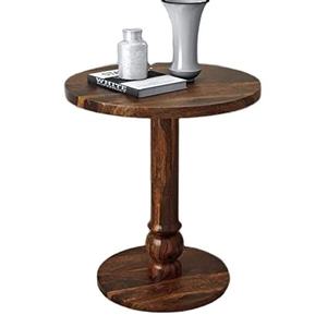 Mesa decorativa para el hogar y la sala de estar, mobiliario redondo elegante de Color madera Natural, mesas de café y té - Product Image 1