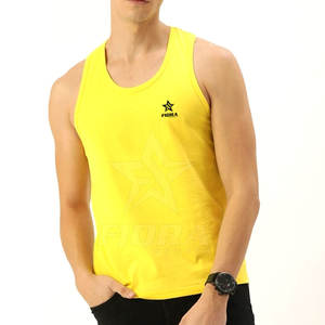Vente directe d'usine, débardeur décontracté pour homme de haute qualité, respirant, tricoté, pour la salle de sport, l'exercice physique, la remise en forme, en polyester/coton - Product Image 1