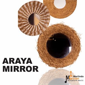 ESPEJO ARAYA DE RATÁN ARTESANAL - Product Image 1