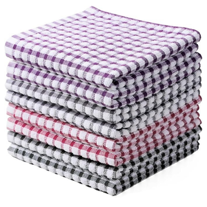 Direct from Factory Luxury Cotton Kitchen Towels Ultra Soft & Reusable Tea Towel Dish Towel Golf At <b>Wholesale</b> - Product Image 1