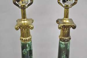 Lampe de table en malachite imperméable pour décoration intérieure en pierre de marbre écologique - Product Image 2