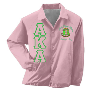 เสื้อโค้ทผู้ชายปักลายตัวอักษรกรีกแบบอเมริกันวินเทจผ้าไนลอนปัก100% สำหรับฤดูหนาว - Product Image 2