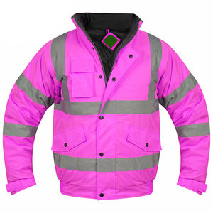 เสื้อแจ็คเก็ตทำงานคุณภาพสูง ระบายอากาศได้ดี มองเห็นได้ชัดเจน ราคาขายส่ง ปรับแต่งได้เต็มที่ พร้อมป้ายโลโก้สั่งทำได้ เสื้อแจ็คเก็ตแบบยูนิเซ็กซ์ - Product Image 5