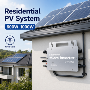 Microinversor de 700W para conexión a red, IP66 a prueba de agua, para sistema de paneles solares fotovoltaicos - Product Image 3
