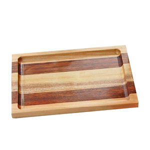 Design classique Restaurant Fournitures Snacks Dessert Plateau De Service En Bois Alimentaire Gâteau Dessert Plateau De Service Plateaux À Bas Prix - Product Image 5