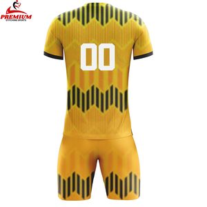 ชุดกีฬาสีฟ้าแดงสำหรับผู้ชายชุดเล่นฟุตบอลเสื้อฟุตบอลแฟชั่นแบบระเหิดชุดเล่นกีฬาแบบสีฟ้าสำหรับผู้ชาย - Product Image 2