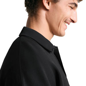 Sudadera de gran tamaño para hombre, 100% algodón, manga larga, camisas gruesas, cuello, Polo, sudaderas con capucha, ropa de calle, camiseta de talla grande OEM - Product Image 5