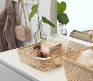 ตะกร้าเก็บของใช้ในครัวเรือนแบบเวียดนามตะกร้าสานมือจากหวายปรับแต่งโลโก้ได้ตามต้องการโซลูชันจัดเก็บวิลโลว์ใช้งานได้ - Product Image 3