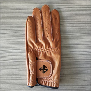 Guantes de Golf Deportivos de Piel de Oveja para Hombre, Logotipo Personalizado de Alta Calidad OEM, Cuero Genuino Duradero de Primera Calidad, Antideslizantes, Transpirables, para Mano Izquierda - Product Image 2