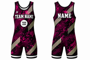 Custom Adults <b>Mens</b> <b>Wrestling</b> <b>Singlet</b> Breathable Athletic Teamwear Sublimation Printed Competition Uniform Stretch Front - Product Image 2