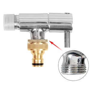 Adaptador de Grifo Roscado de Latón Resistente y Ecológico, Garantía de Más de 5 Años, Diseño Moderno para Grifos de Cocina de 1/2\" y 3/4\" - Product Image 3