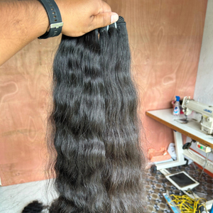 Extensión de cabello indio Remy, cabello de trama de un solo donante, uno extraído de donante, trama de cabello humano de alta calidad - Product Image 2
