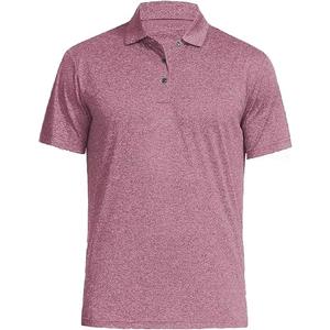 Vêtements d'été de haute qualité avec motif imprimé 100% coton à séchage rapide broderie LOGO Polo de golf pour hommes - Product Image 1