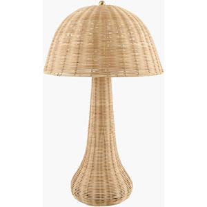 Trending mushroom-shaped table <b>lamp</b>, natural color, handmade in Vietnam, eco-friendly <b>lighting</b> for home decor, wholesale. - Product Image 3