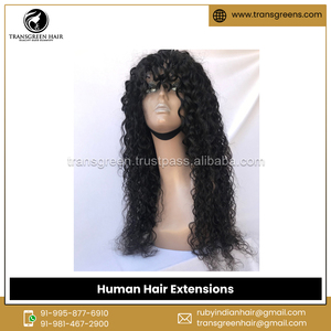 No. 1 Indian Manufacturer Selling Top Quality 24 Inches Raw Cambodian Bob Loose Curly Human Hair Extension Wigs at Bulk Price - Product Image 3