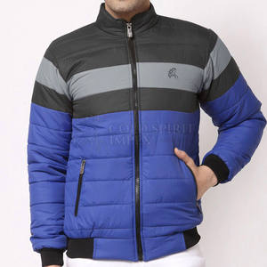 Chaqueta acolchada de invierno de calidad superior para hombre de gran oferta con cuello alto cómodo estilo callejero de lona Venta en línea - Product Image 1