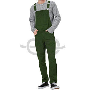 Mens Denim Bib Overalls Relaxed Fit Fashion Jean <b>Jumpsuit</b> <b>with</b> Adjustable Straps and Multiple <b>Pockets</b> Casual Workwear - Product Image 1