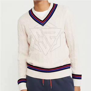 Suéter de Cricket para el Día del Partido - Ajuste Cómodo, Tejido de Algodón/Lana de Larga Duración, Color Personalizado, Ropa Deportiva Unisex - Product Image 1