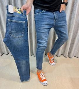 Pantalon en jean pour homme, couleur indigo, léger, écologique, anti-plis, en toile de coton, formel, confortable, meilleur prix, fabriqué au Bangladesh - Product Image 4