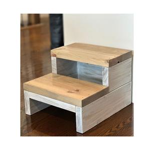 Heavy Duty Wooden Step Stool Designed <b>for</b> Strength Ideal <b>for</b> Closets Cupboards Pantry Areas <b>Shelves</b> and Household Utility - Product Image 6