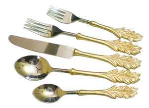 ชุดช้อนส้อมมีดสแตนเลสสำหรับโรงแรม5ชิ้นของขวัญแต่งงานสุดหรูชุดเครื่องใช้บนโต๊ะอาหารชุดมีดช้อนสแตนเลสสำหรับโรงแรม - Product Image 5