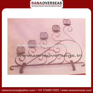 เชิงเทียนเหล็กโลหะสำหรับตกแต่งบ้านของใหม่เชิงเทียน5ชิ้นสำหรับตกแต่งร้านอาหารของตกแต่งโรงแรม - Product Image 4