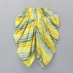 Conjunto Dhoti Premium para Niños, Kurti sin Mangas Elegante, Materiales Reciclados Elásticos, Tela Ligera para Fiestas - Product Image 4