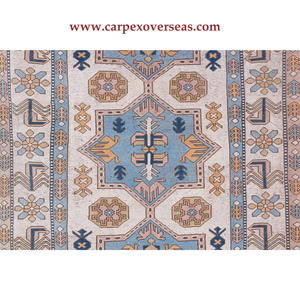 พรมขนสัตว์คุณภาพสูงทำมือสไตล์ตุรกีสำหรับตกแต่งบ้านเป็นมิตรกับสัตว์เลี้ยงทำมือ - Product Image 2