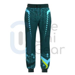 กางเกงลำลองสำหรับผู้ชายผ้าฝ้าย100% น้ำหนักเบา, กางเกงเอวตรงลายทางทรงตรงดีไซน์ด้านหน้าเรียบระบายอากาศได้อย่างรวดเร็ว - Product Image 1