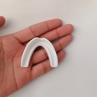 Protège-dents de boxe en EVA double couche personnalisables et écologiques, pour entraînement de combat MMA, protège-gencives pour le football et le rugby, ensemble combiné