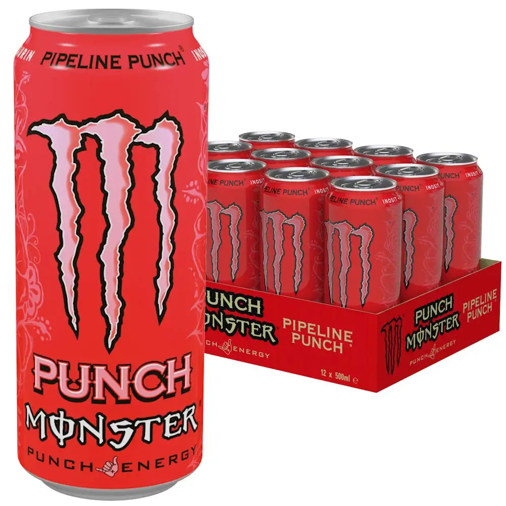 330ml 12 canettes Monsters Energy Drinks prix d'usine taurine boissons originales boisson énergisante à vendre