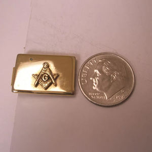 Fabriqué en usine pour hommes maçonnique personnalisé en acier inoxydable bouton de manchette pince à cravate mode costume chemise ensemble boîte de marque pour les occasions de cadeaux de mariage - Product Image 2