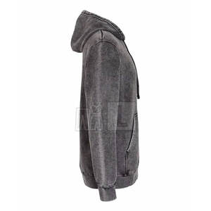 Sweat à capuche délavé à l'acide pour hommes haute qualité Basics coton mélangé 100% coton saison d'hiver prix bon marché - Product Image 4